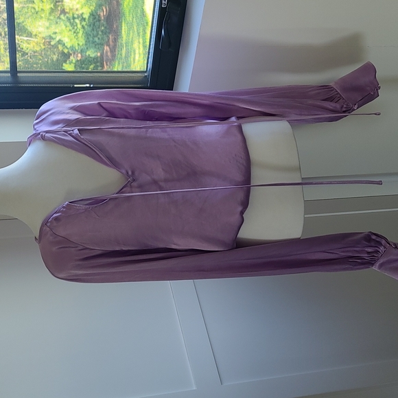 Vici crop satin top - Picture 5 of 7